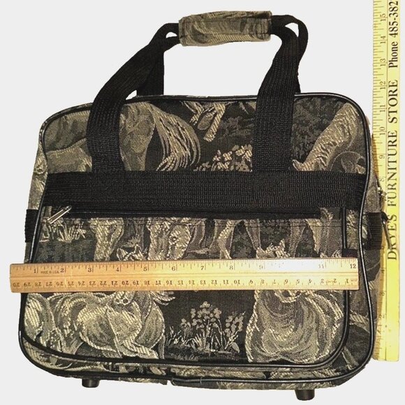 2 Pcs Set Protocol Equine Horse Tapestry Travel Luggage Shoulder And Tote Bag - Picture 9 of 11